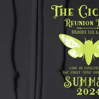 The Cicada Reunion U.S 2024 Cicada Concert Full Zip Hoodie