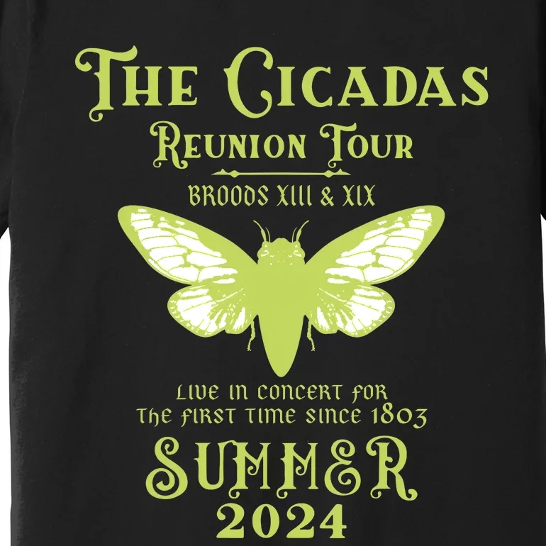 The Cicada Reunion U.S 2024 Cicada Concert Fest Lover Premium T-Shirt