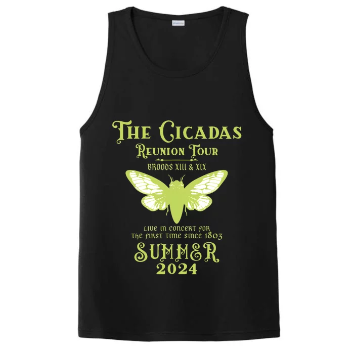 The Cicada Reunion U.S 2024 Cicada Concert Fest Lover Performance Tank