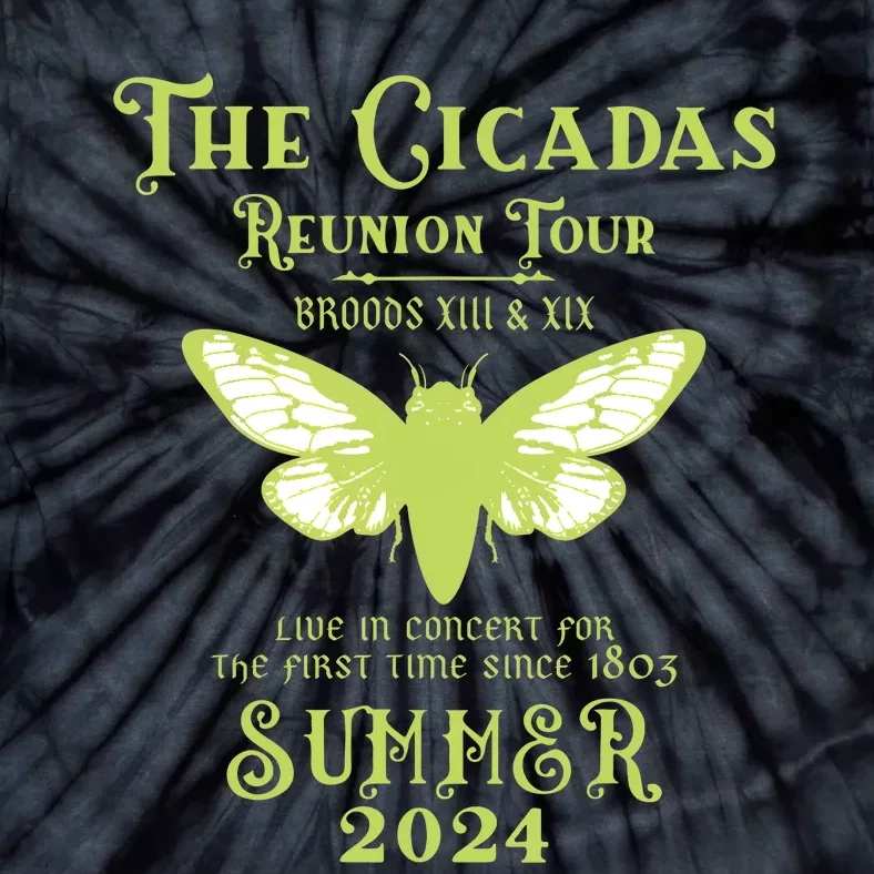 The Cicada Reunion U.S 2024 Cicada Concert Fest Lover Tie-Dye T-Shirt