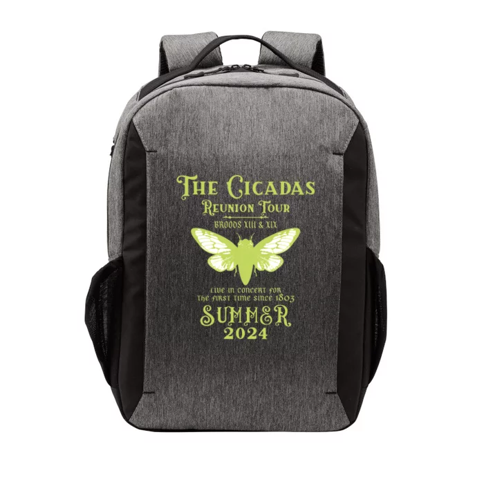 The Cicada Reunion U.S 2024 Cicada Concert Fest Lover Vector Backpack