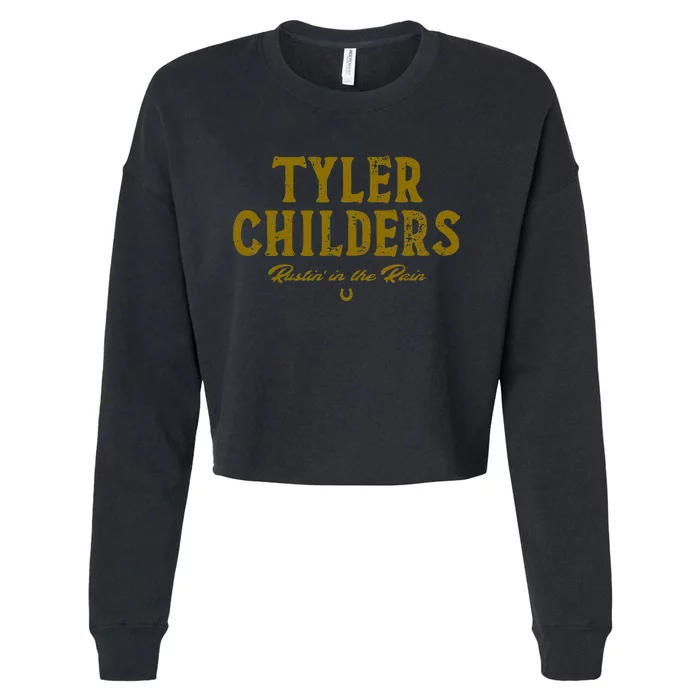 Tyler Childer Rustin Type Cropped Pullover Crew