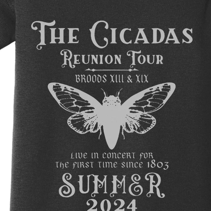 The Cicada Reunion U.S 2024 Cicada Concert Baby Bodysuit