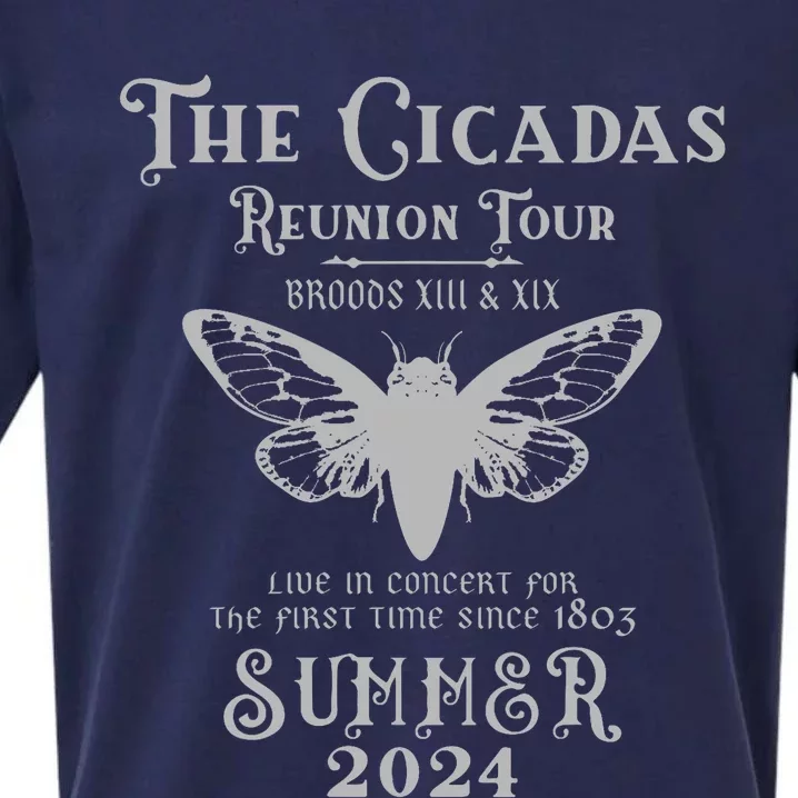 The Cicada Reunion U.S 2024 Cicada Concert Fest Lover Sueded Cloud Jersey T-Shirt