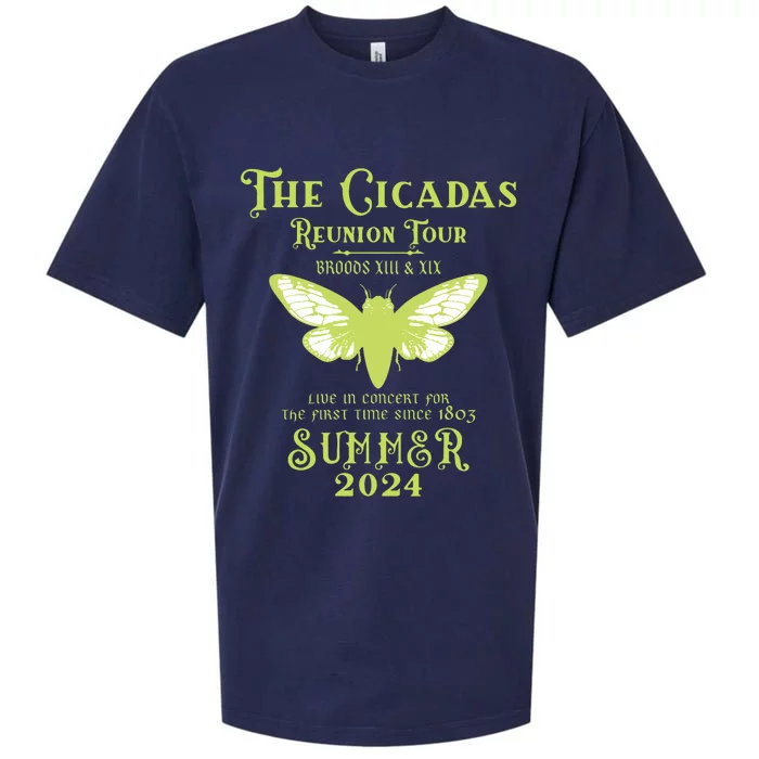 The Cicada Reunion U.S 2024 Cicada Concert Fest Sueded Cloud Jersey T-Shirt