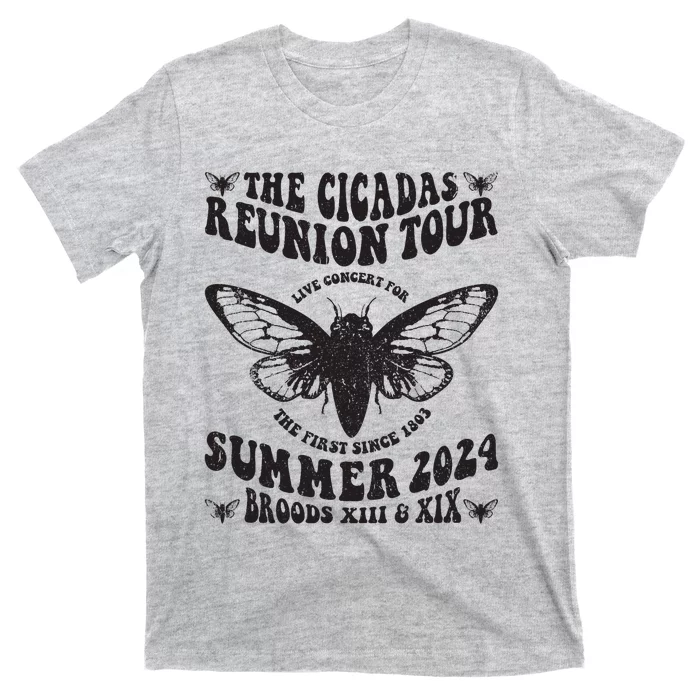 The Cicada Reunion U.S 2024 Concert Fest Lover Groovy T-Shirt