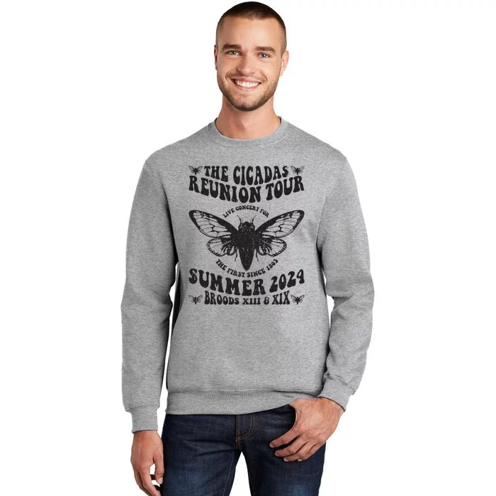 The Cicada Reunion U.S 2024 Concert Fest Lover Groovy Sweatshirt