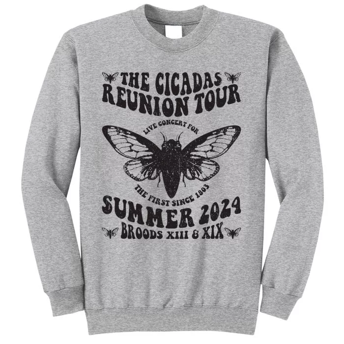 The Cicada Reunion U.S 2024 Concert Fest Lover Groovy Sweatshirt