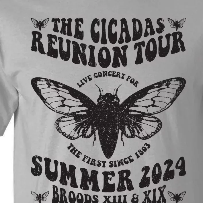 The Cicada Reunion U.S 2024 Concert Fest Lover Groovy Tall T-Shirt