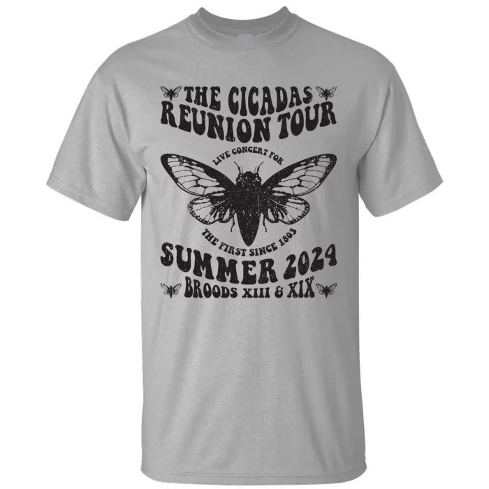 The Cicada Reunion U.S 2024 Concert Fest Lover Groovy Tall T-Shirt