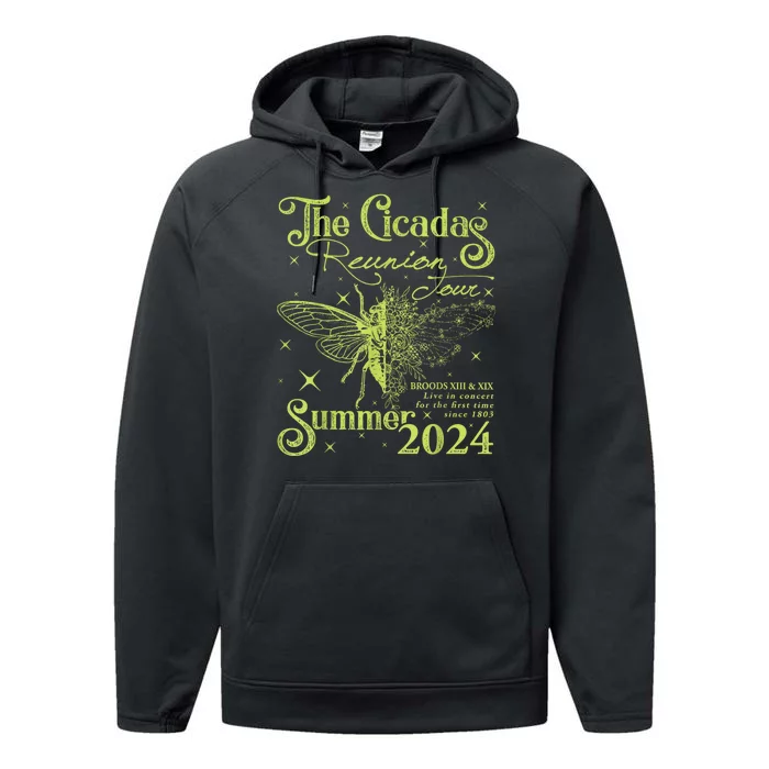 The Cicada Reunion U.S 2024 Cicada Concert Fest Lover Performance Fleece Hoodie