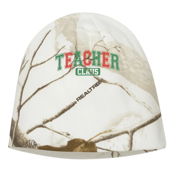 Teacher Claus Retro Christmas Kati - Camo Knit Beanie