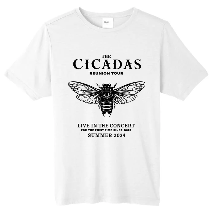 The Cicadas Reunion Tours 2024 Funny Cicadas Lover ChromaSoft Performance T-Shirt