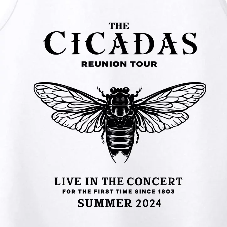 The Cicadas Reunion Tours 2024 Funny Cicadas Lover Performance Tank