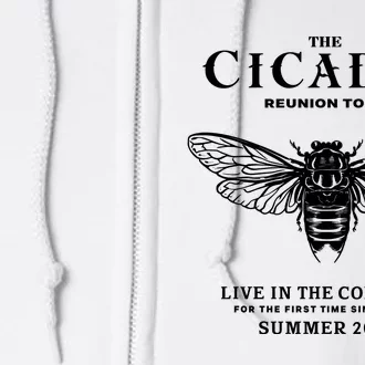 The Cicadas Reunion Tours 2024 Funny Cicadas Lover Full Zip Hoodie