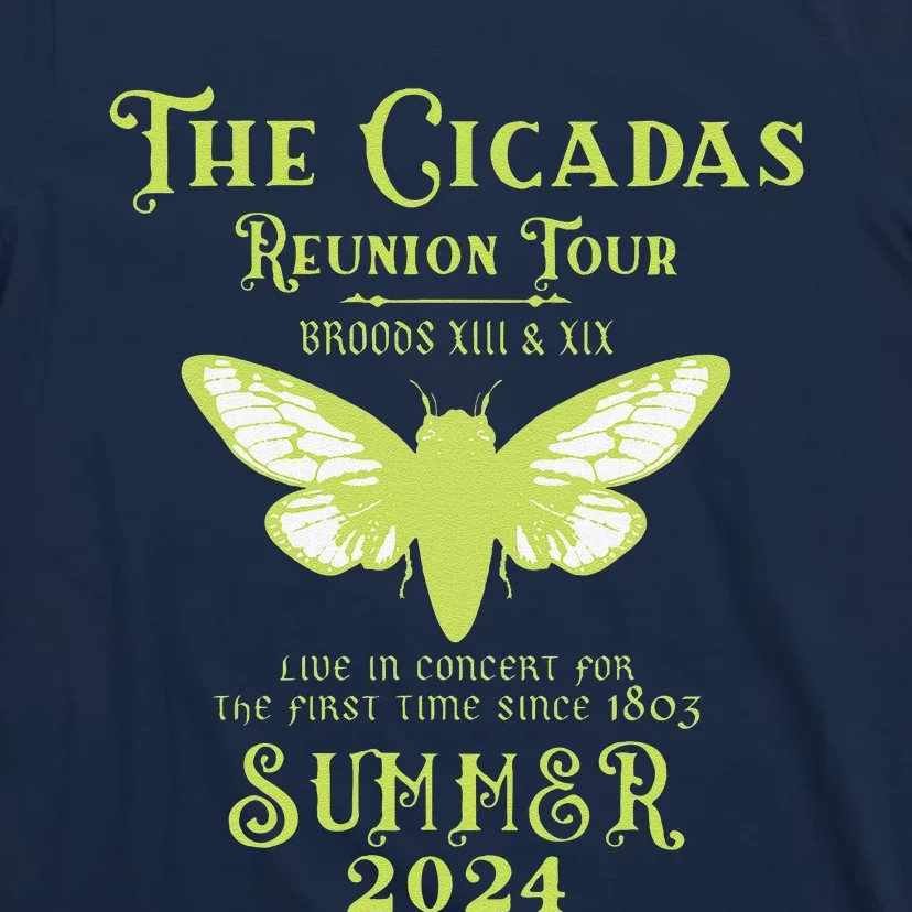 The Cicada Reunion U.S 2024 Cicada Concert Fest Lover T-Shirt