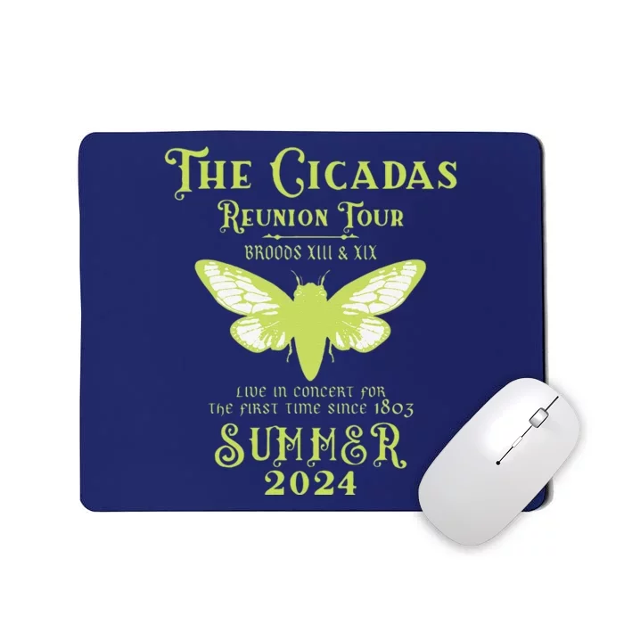 The Cicada Reunion U.S 2024 Cicada Concert Fest Lover Mousepad