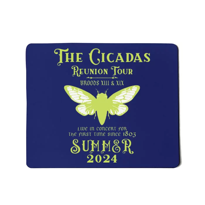 The Cicada Reunion U.S 2024 Cicada Concert Fest Lover Mousepad