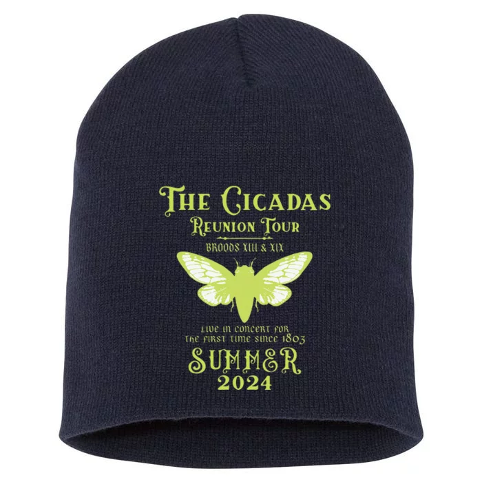 The Cicada Reunion U.S 2024 Cicada Concert Fest Lover Short Acrylic Beanie