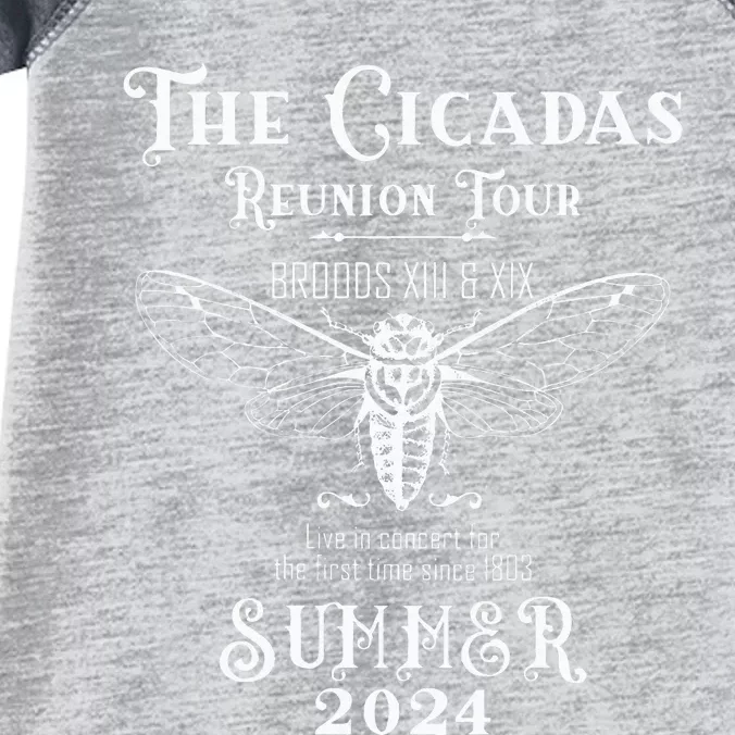 The Cicadas Reunion Summer 2024 Infant Baby Jersey Bodysuit