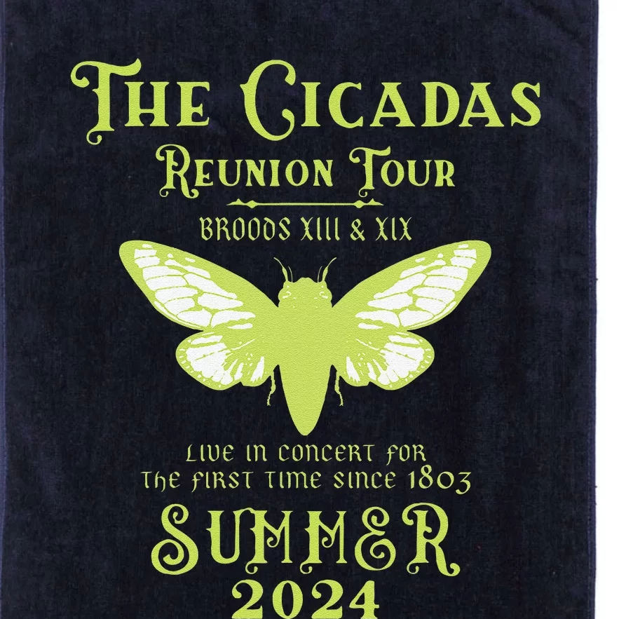 The Cicada Reunion U.S 2024 Cicada Concert Fest Lover Platinum Collection Golf Towel