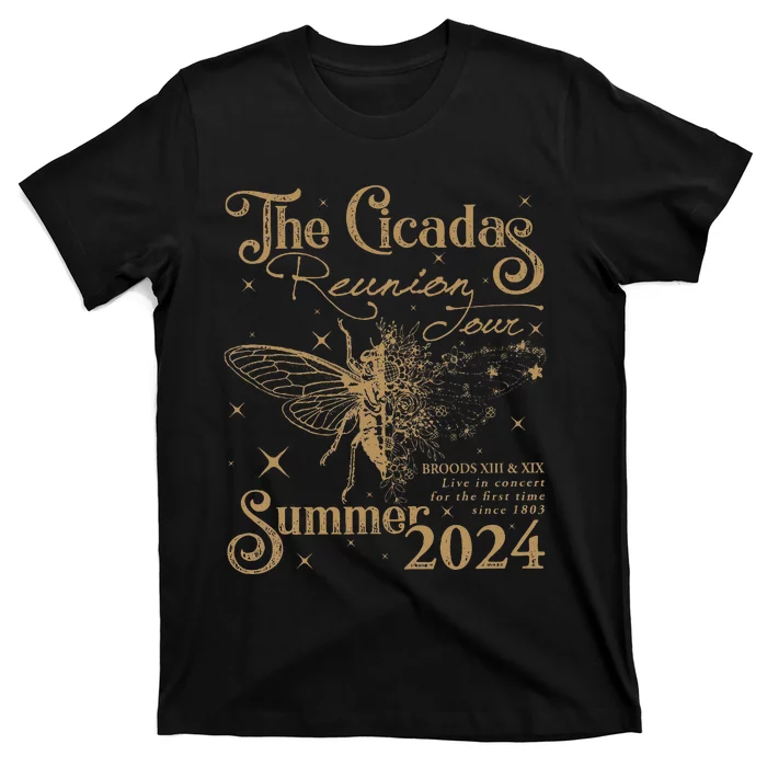 The Cicada Reunion U.S 2024 Cicadas Concert Fest T-Shirt