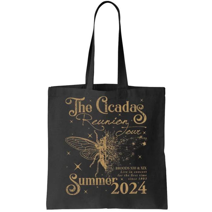 The Cicada Reunion U.S 2024 Cicadas Concert Fest Tote Bag