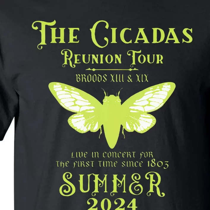 The Cicada Reunion U.S 2024 Cicada Tall T-Shirt