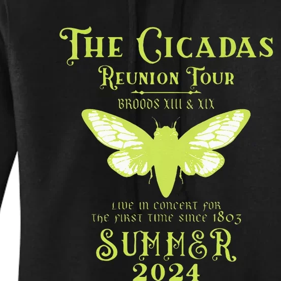 The Cicada Reunion U.S 2024 Cicada Women's Pullover Hoodie