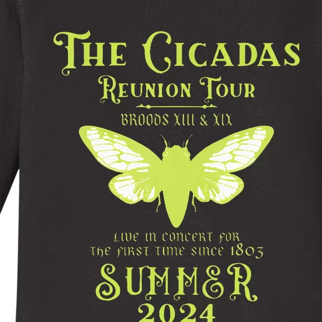 The Cicada Reunion U.S 2024 Cicada Baby Long Sleeve Bodysuit