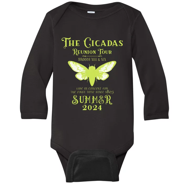 The Cicada Reunion U.S 2024 Cicada Baby Long Sleeve Bodysuit