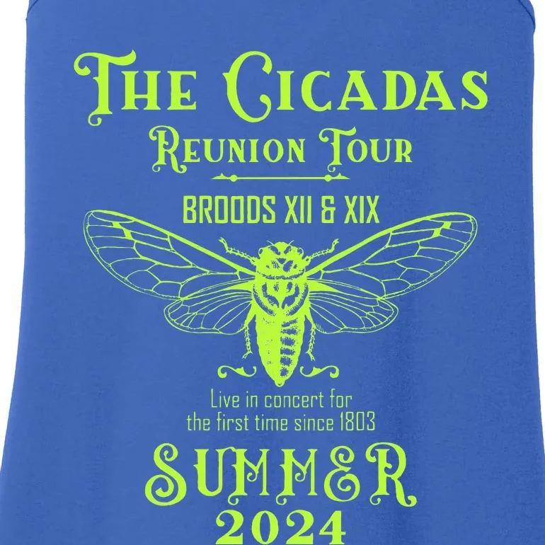 The Cicada Reunion Broods Xix & Xiii Summer 2024 Ladies Essential Tank