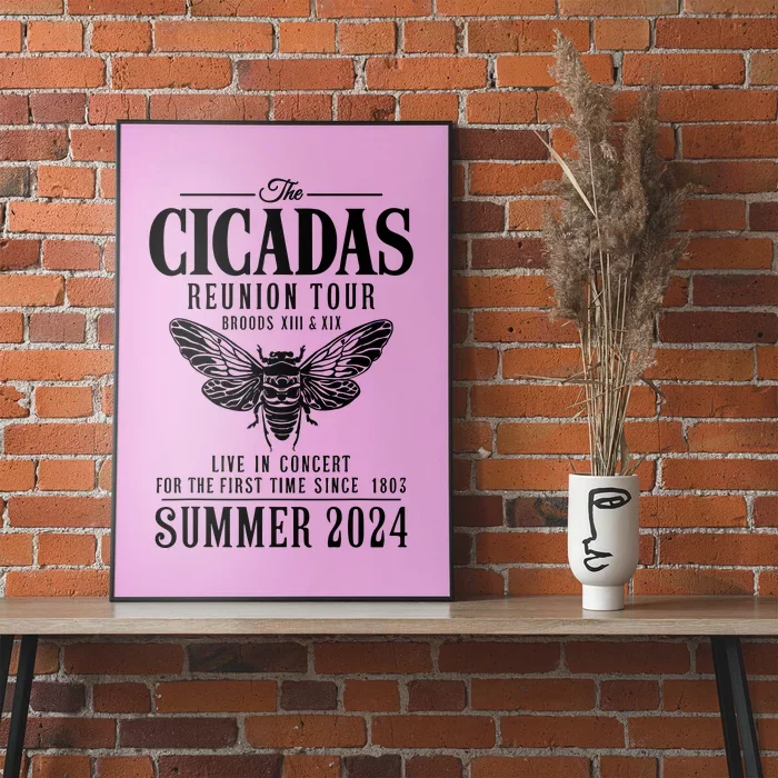 The Cicadas Reunion Tou.R Broods Xiii And Xix Summer 2024 Poster