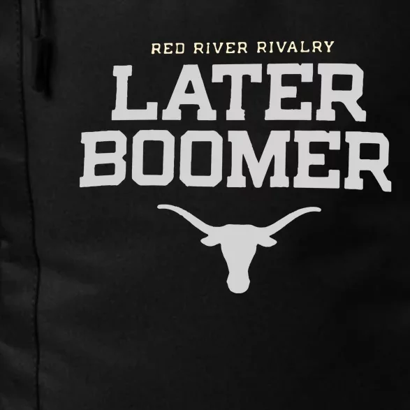 Texas Champion Red River Rivalry Slogan Longhorns Daily Commute Backpack