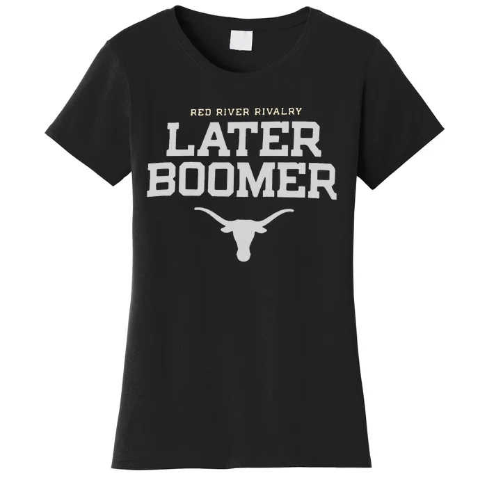 Texas Champion Red River Rivalry Slogan Longhorns Women's T-Shirt