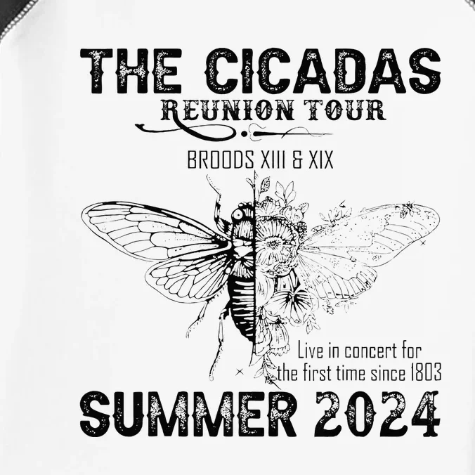 The Cicada Reunion U.S 2024 Broods Xiii And Xix Summer Infant Baby Jersey Bodysuit