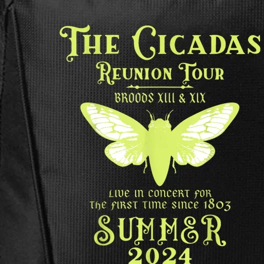 The Cicada Reunion U.S 2024 Cicada Concert Fest Lover City Backpack