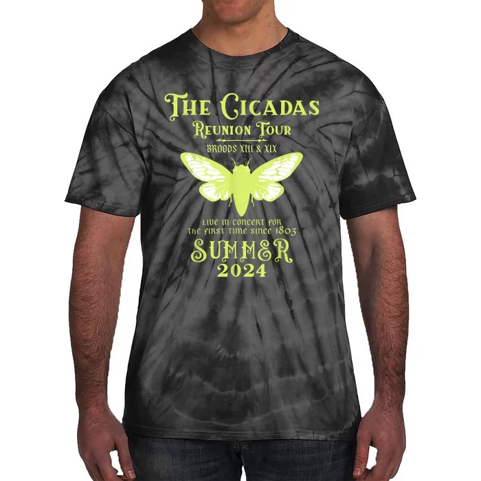 The Cicada Reunion U.S 2024 Cicada Concert Fest Lover Tie-Dye T-Shirt