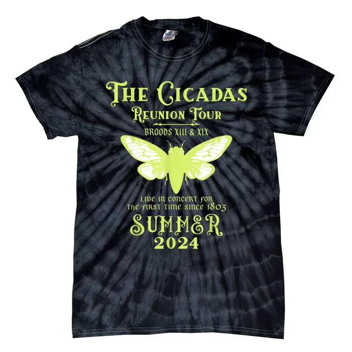 The Cicada Reunion U.S 2024 Cicada Concert Fest Lover Tie-Dye T-Shirt