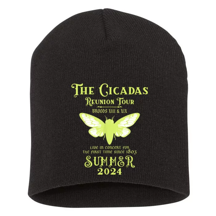 The Cicada Reunion U.S 2024 Cicada Concert Fest Lover Short Acrylic Beanie