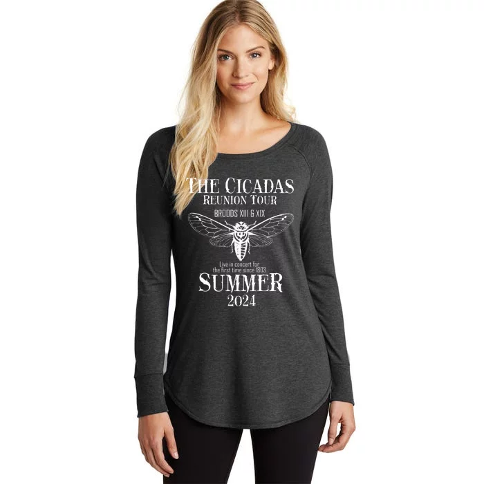 The Cicadas Reunion Broods Xiii And Xix Summer 2024 Women's Perfect Tri Tunic Long Sleeve Shirt