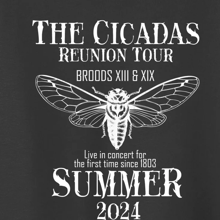 The Cicadas Reunion Broods Xiii And Xix Summer 2024 Toddler T-Shirt