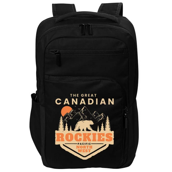 The Canadian Rockies Mountain Canadian National Park Impact Tech Backpack