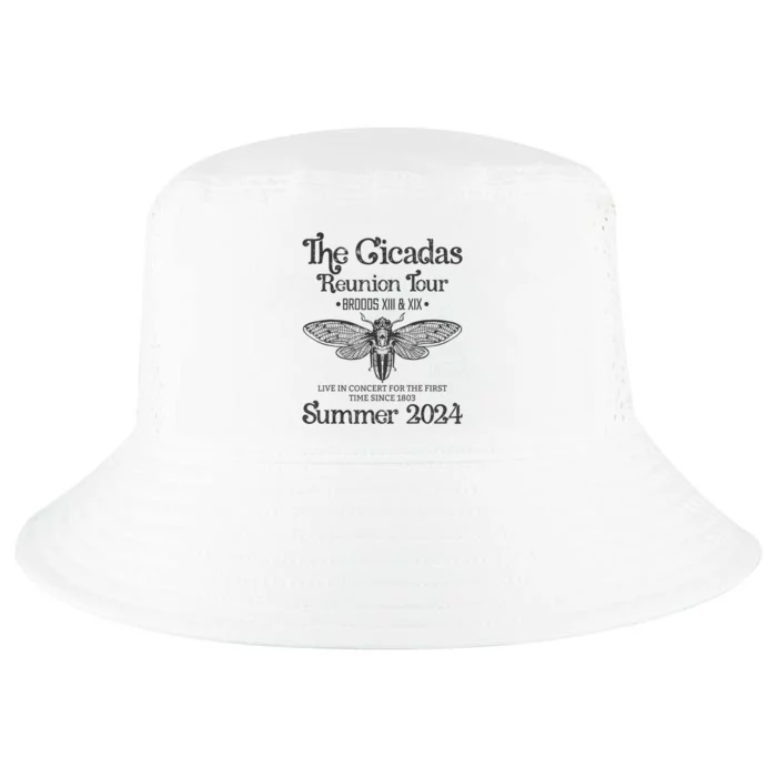 The Cicada Reunion U.S Tours 2024 Cicada Concert Fest Lover Gift Cool Comfort Performance Bucket Hat