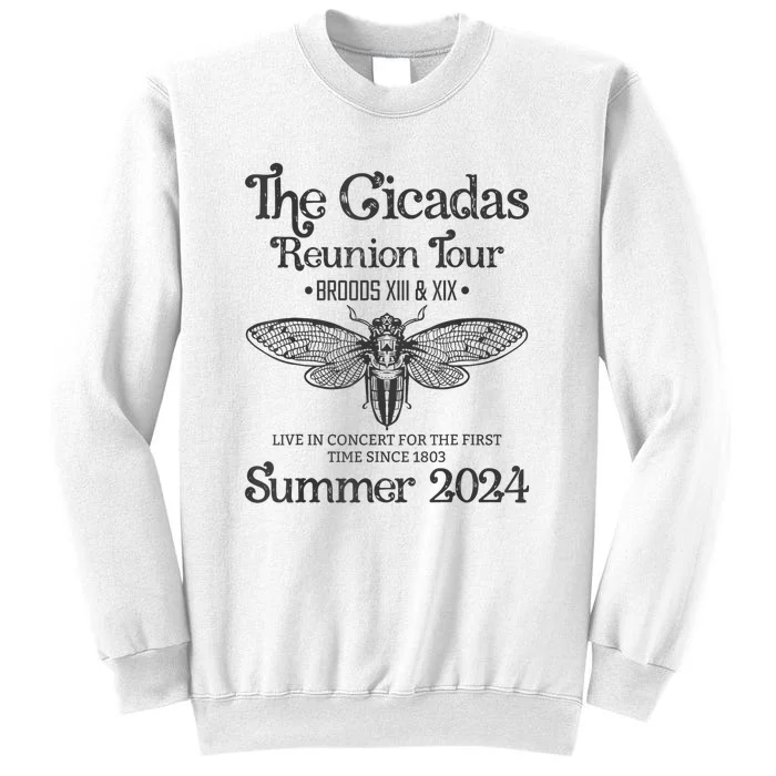 The Cicada Reunion U.S Tours 2024 Cicada Concert Fest Lover Gift Sweatshirt