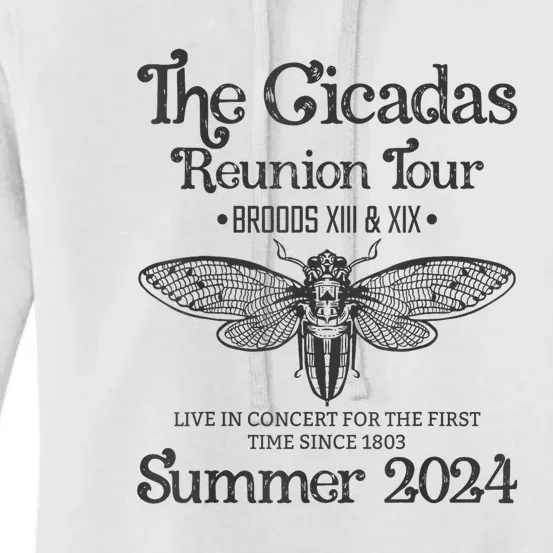 The Cicada Reunion U.S Tours 2024 Cicada Concert Fest Lover Gift Women's Pullover Hoodie