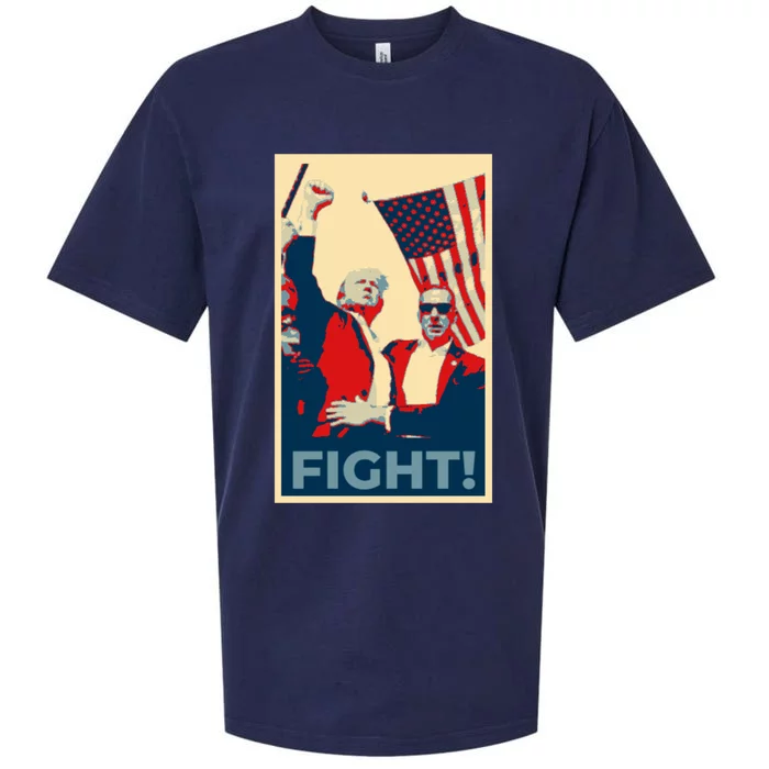 Trump CanT Stop Fight And Fighgift American Patriotism Funny Gift Sueded Cloud Jersey T-Shirt