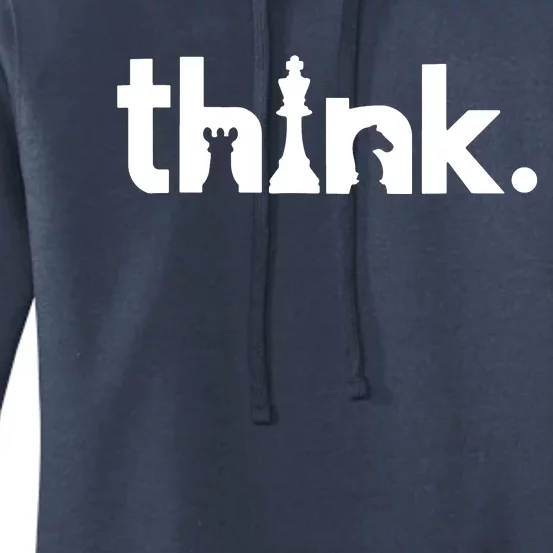 Think Chess Shirt Matching Gambit Chess Player And ChessLove Women's Pullover Hoodie