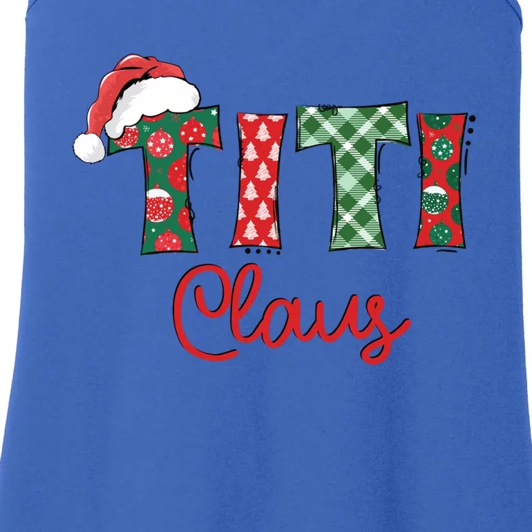 Titi Claus Santa Hat Merry Christmas Titi Funny Gift Meaningful Gift Ladies Essential Tank