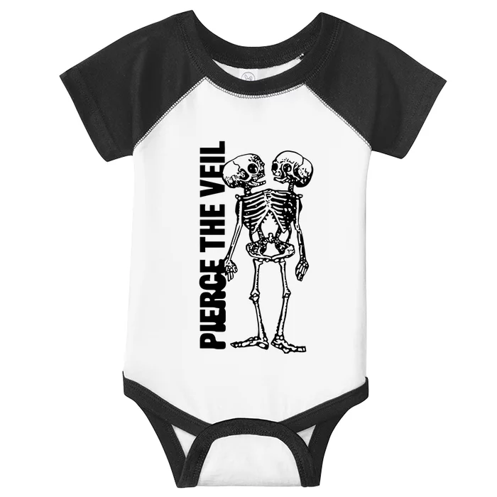 Tan Conjoined Skeleton Infant Baby Jersey Bodysuit